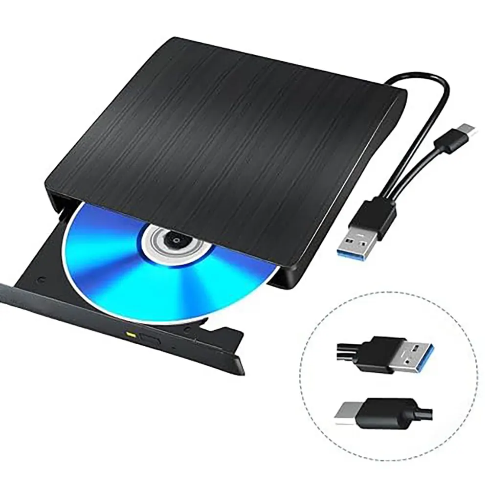 External DVD Drive for Laptops, USB Portable