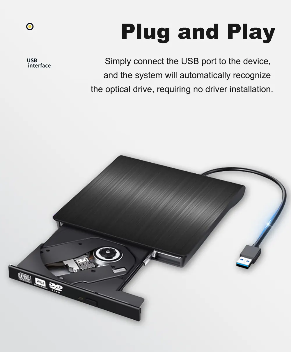 USB 3.0 External Optical Drive