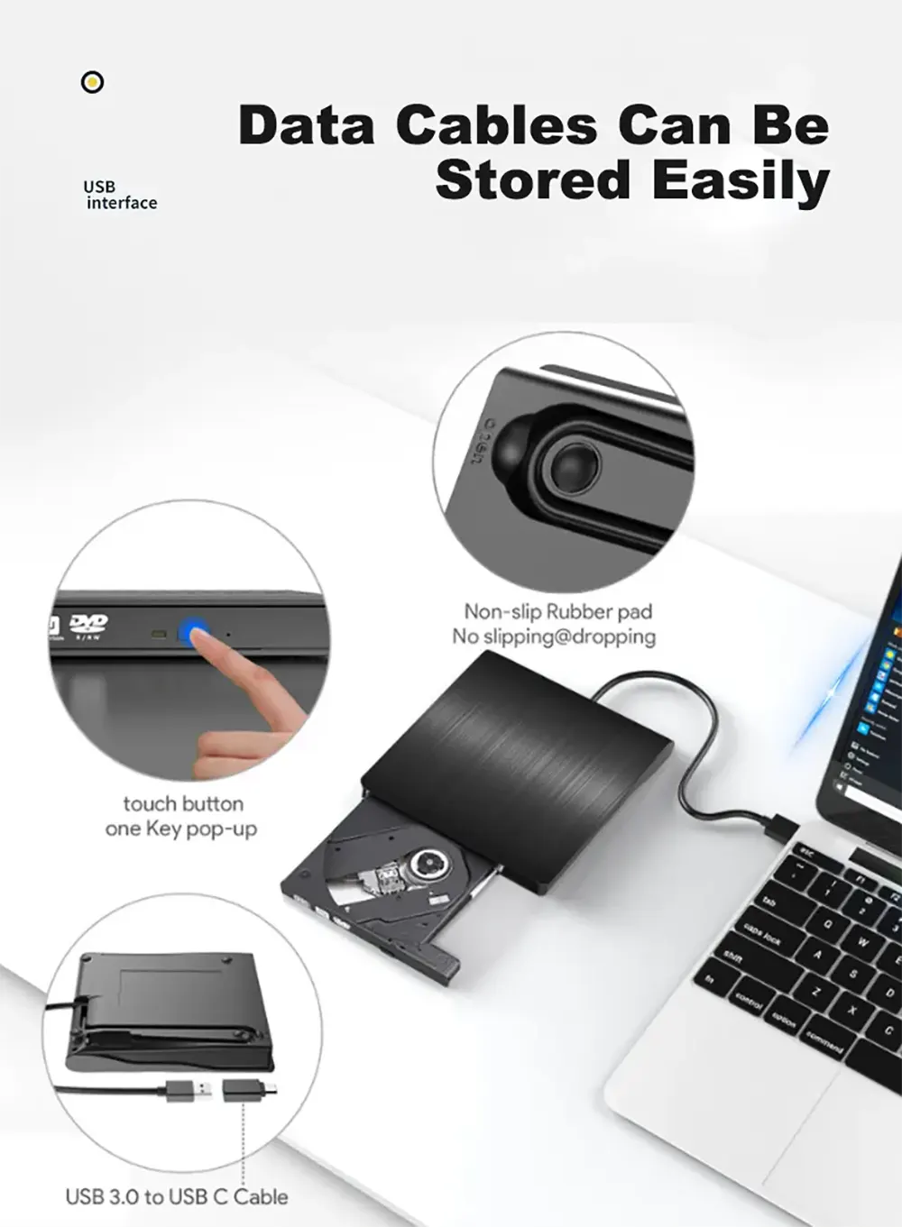 USB 3.0 External Optical Drive