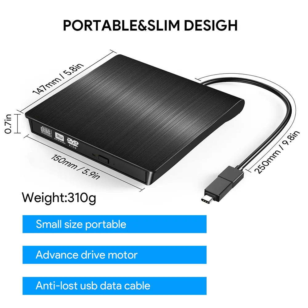 USB 3.0 External Optical Drive