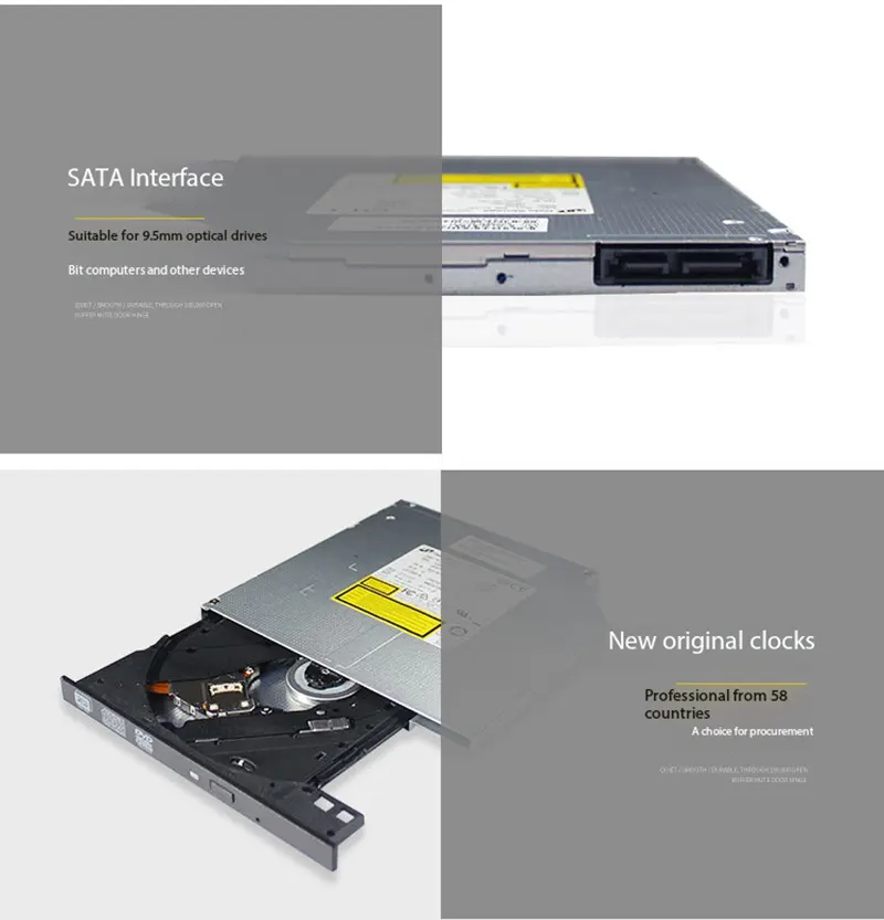 Ultra-Thin Notebook CD/DVD Burner