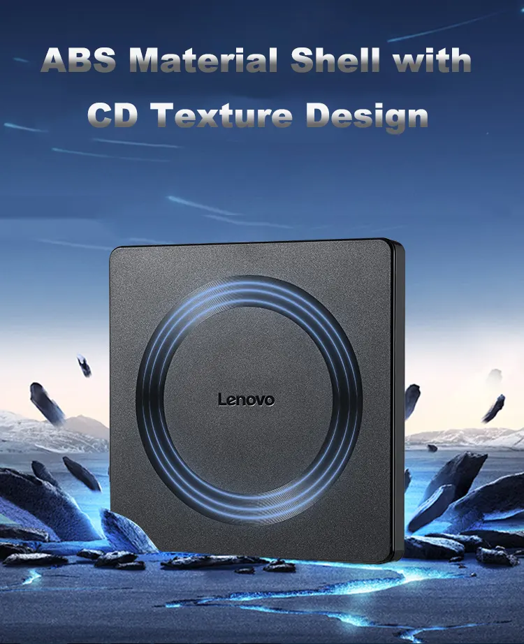 Lenovo External Optical Drive/Burner with USB 2.0 Dual Interface